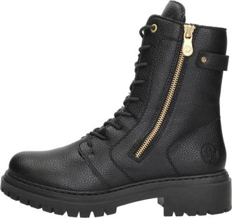 Rieker Lace-up Boots - Dames - Veterlaarzen - Zwart - 38 EU - Schoenen