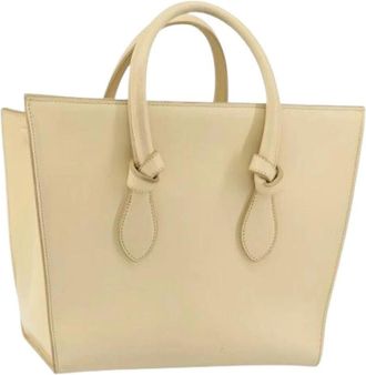 Celine Pre-owned Vintage Tote Bag - Dames - Vintage Shopper - Beige - ONE Size - Leer - Vintage