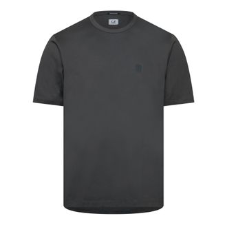 C.P. Company Mens Metropolis Series Chest Logo T-Shirt in Grey Cotton - Size X-Large