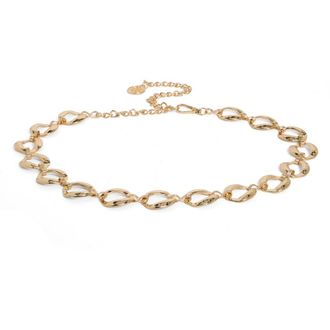 Steve Madden Organic Ring Chain Belt in Gold at Nordstrom Rack, Size Large/x-Large