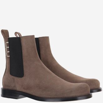 J.W.Anderson Loafer-Hybrid Leather Chelsea Boot - Brown