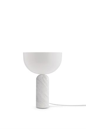 New Works Kizu Table Lamp, Small, White Marble, EU