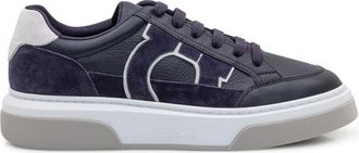 Ferragamo Blue Logo Sneakers