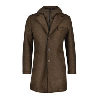 Bob Andy Jas - Heren - Mantel - Bruin - M - Leer - Jassen