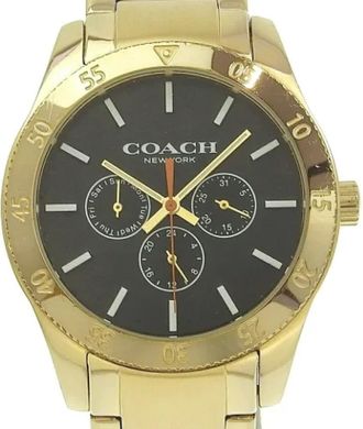 Coach Pre-owned Watches, male, Black, Size: ONE SIZE Pre-owned Metal watches