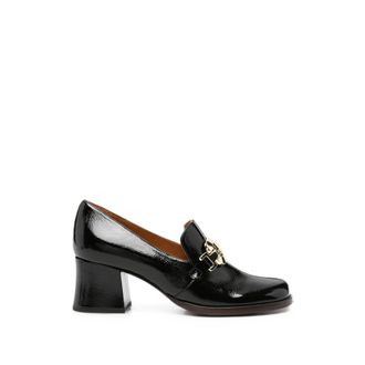 Chie Mihara Teil Buckle-detail Patent Loafers