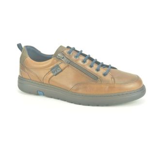 Fluchos Schoenen, Heren, Bruin, 39 EU, Sportieve Cognac Sneakers