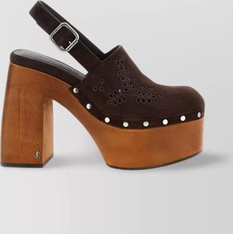Jimmy Choo London leather clogs