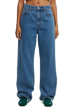 Cotton On Womens 91 Straight Jean in Celeste Blue at Nordstrom, Size 12