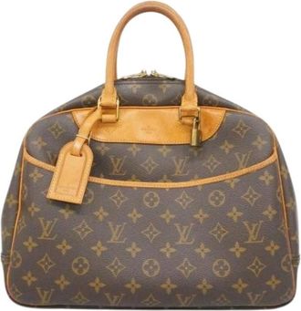 Louis Vuitton Pre-owned Handbags, female, Brown, Size: ONE SIZE Pre-owned Canvas Handbag