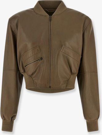 Chlo&eacute; Giubbino Crop Fit in pelle - CHLOE - gender_Woman