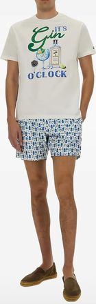 MC2 Saint Barth T-shirt met grafische print - Wit