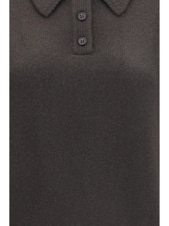 Lisa Yang Womens Cashmere Sweater Etta Dark Fern