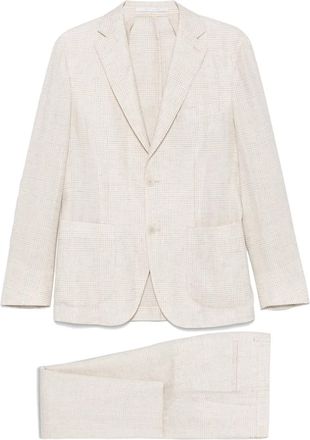 Eleventy Completo a quadri - Toni neutri