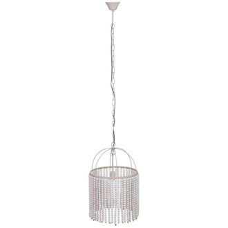 Wanderlust Deco L&aacute;mpara de techo de metal y madera 38x38x61h cm