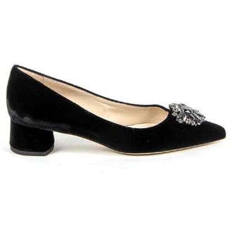 19V69 V Womens Pump 3110276 VELLUTO NERO - Black Velvet - Size UK 2