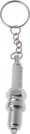 Generic JSGHGDF For Spark Plug Shaped Pendant For Key Ring Car Part Flashlight Keychain Jewelry For Women Men Hanging On Bag For Key