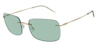 Giorgio Armani AR1512M 30022A Mens Sunglasses Gold Size 58