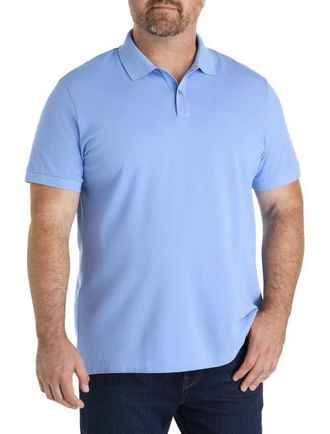 BOSS Big & Tall Pallas Polo Shirt in Bright Blue at Nordstrom, Size Xx-Large