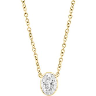 Effy Lab-Grown Diamond Pendant Necklace in Gold at Nordstrom Rack, Size 18