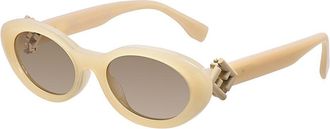 Fendi Fendi Womens Ff Diamonds 53Mm Sunglasses