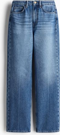 H&M Straight High Jeans - Blue