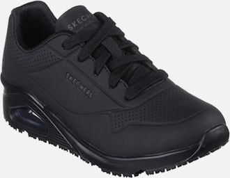 Skechers all black sneakers clearance