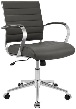 Clp Clp - Silla De Oficina Oakland Simil Cuero Gris
