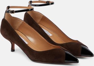 Aquazzura Pinot 50 suede pumps