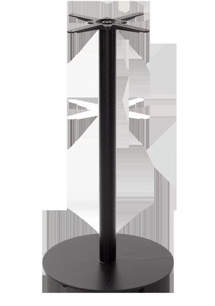 Netfurniture Black cast iron round table base - Large 1050 mm