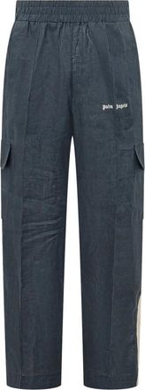 Palm Angels Trainingsbroeken - Heren - Sweatpants - Blauw - M - Broeken