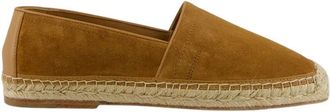 Brunello Cucinelli Schoenen, Heren, Bruin, 44 EU, Leer, Washed Suede Espadrilles