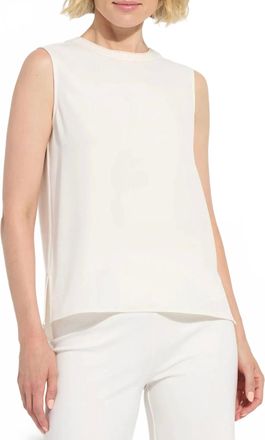 Lyss&eacute; Kavita Crew Neck Top In Shell