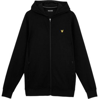 Lyle & Scott Mens Fly Fleece Full Zip Hoodie (Jet Black) - Size X-Large