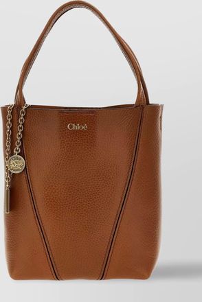 Chlo&eacute; chlo&eacute; spin small leather shoulder bag