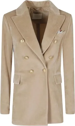 Circolo 1901 Mujer, Chaquetas, Beige, Talla: XS