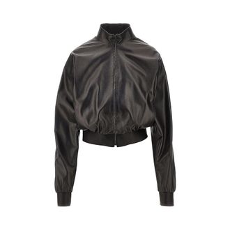 Gucci Nappa leather bomber jacket Woman 42
