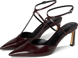 Calvin Klein Avriel Womens Sandals Dark Red : 6.5 M, Synthetic