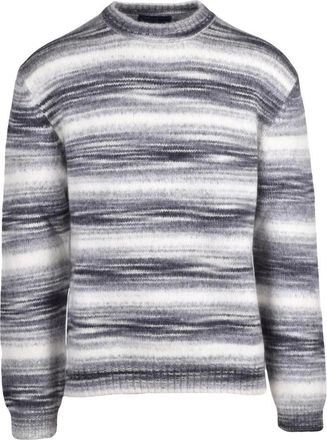 Daniele Fiesoli Round-neck Truien - Heren - Ronde hals truien - Wit - M - Wol - Truien & Vesten