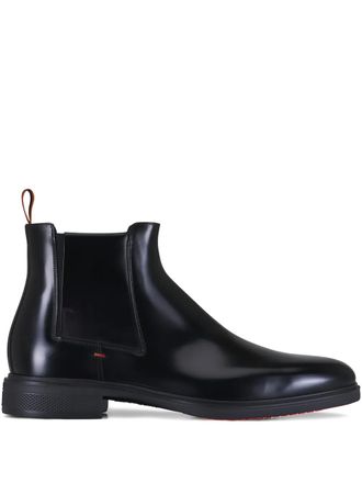 Santoni black chelsea boots - Nero