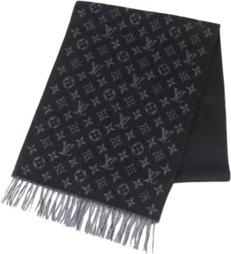 Louis Vuitton Pre-owned Scarves, male, Black, Size: ONE SIZE Pre-owned Monogram Stole