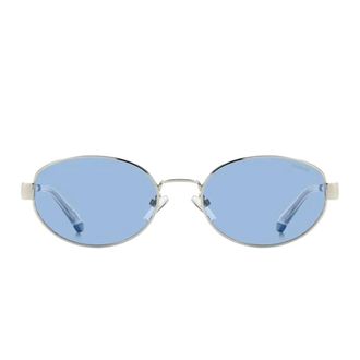 Polaroid Sunglasses, unisex, Gray, Size: 55 MM Oval Sunglasses