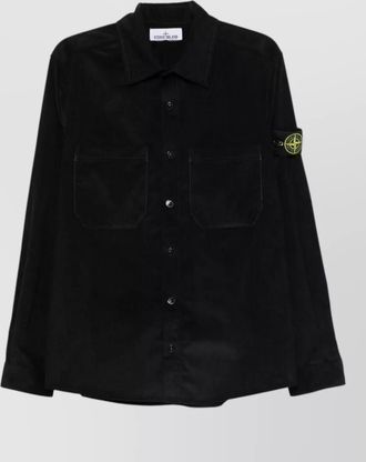 Stone Island corduroy shirt jacket