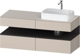 Duravit Duravit Qatego Consola Mueble Bajo Lavabo, 2 Extensiones, 2