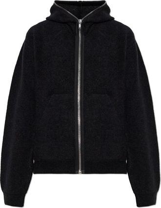 Rick Owens Hooded Cardigan - Dames - Vesten - Zwart - M - Truien & Vesten