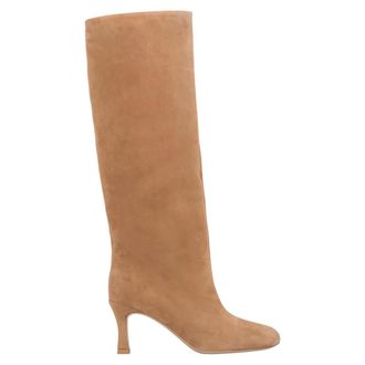 Estro & Luminara Heeled Boots, female, Beige, Size: 10 US Knee-High Boots