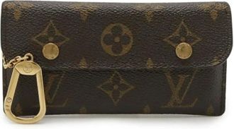 Louis Vuitton Pre-owned Accessories, female, Brown, Size: ONE SIZE Pre-owned Canvas Wallet