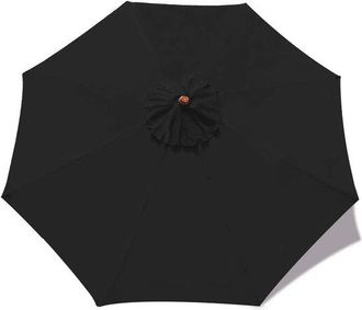 OEM Toldo De Repuesto Para Sombrilla Con 8 Varillas, Cubierta Resistente A Los Rayos Uv (solo La Parte Superior), Rayas Azules Y Blancas, 2 M