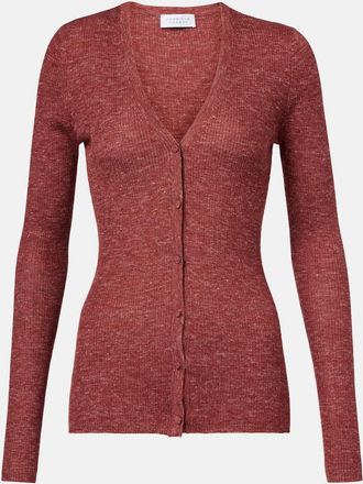 Gabriela Hearst Cardigan Aiste in cashmere, seta e canapa