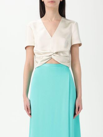 Patrizia Pepe Top cropped Patrizia Pepe in in raso